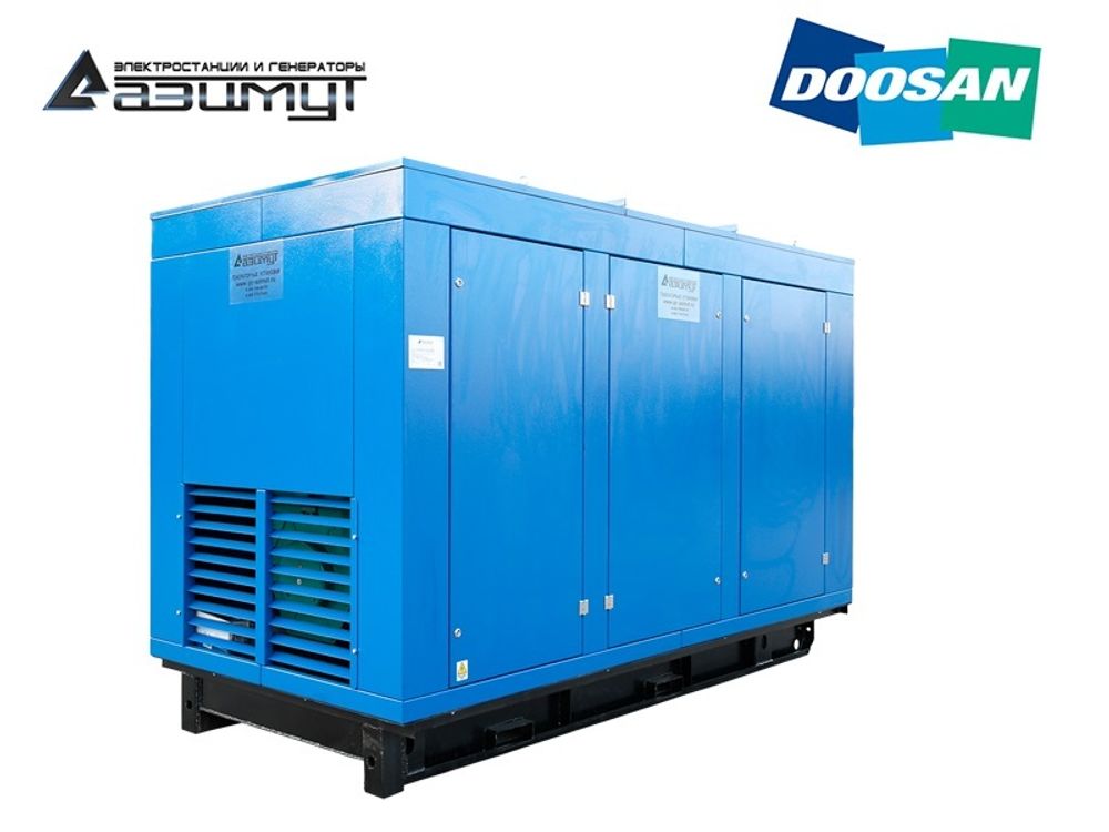 Дизельный генератор Азимут АД-360С-Т400-1РПМ17 Doosan в капоте