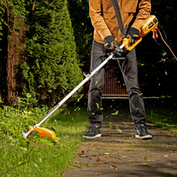 Триммер эл. DENZEL ТЕ-1220 1200Вт,380мм,катушка+диск (96642)