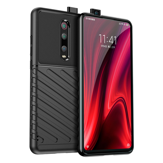 Чехол для Xiaomi Mi 9T (9T Pro, Redmi K20, K20 Pro,K20 Pro Premium) цвет Black (черный), серия Onyx от Caseport