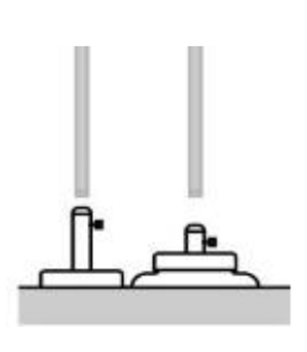 База утяжелительная пластиковая Magnani Pole Stand, белый