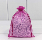 Мешочек 14х20см Органза (Малиновый)