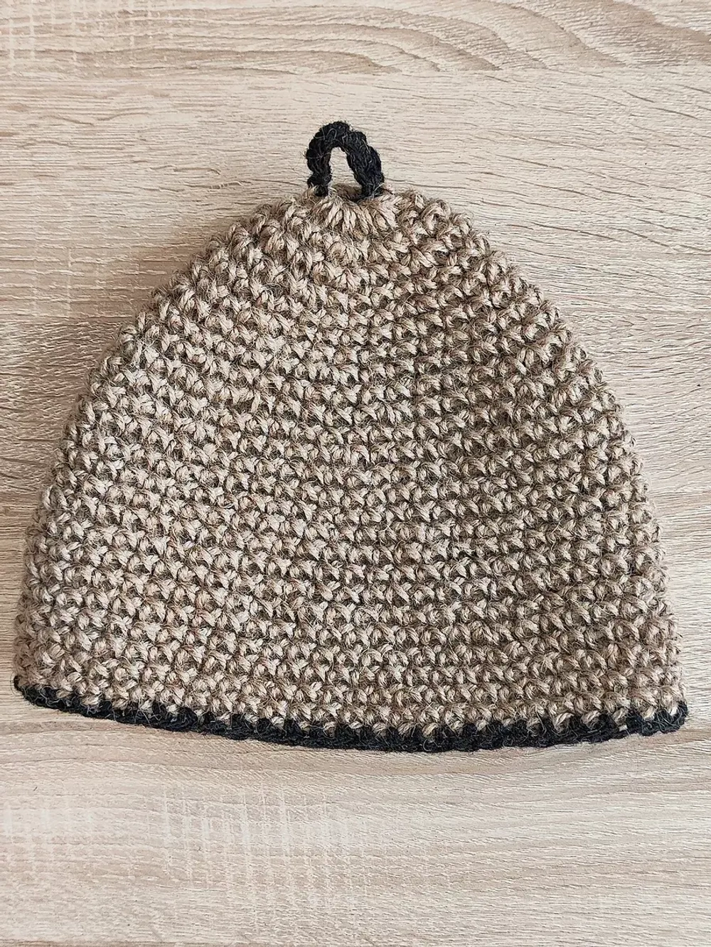 Шапка для бани джутовая