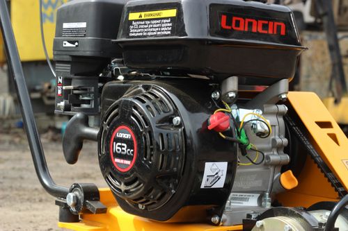 Виброплита бензиновая Сплитстоун VS-134 - [70 кг / 11 кН / Loncin G160F]