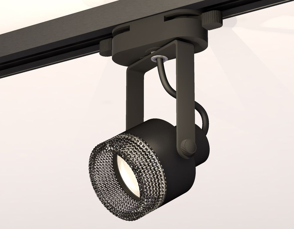 Ambrella Комплект трекового однофазного светильника с композитным хрусталем MR16 Трековые XT6602061