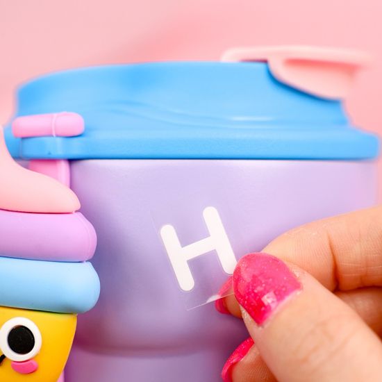 Термос Happy Funny party с мороженым, фиолетовый, 450мл