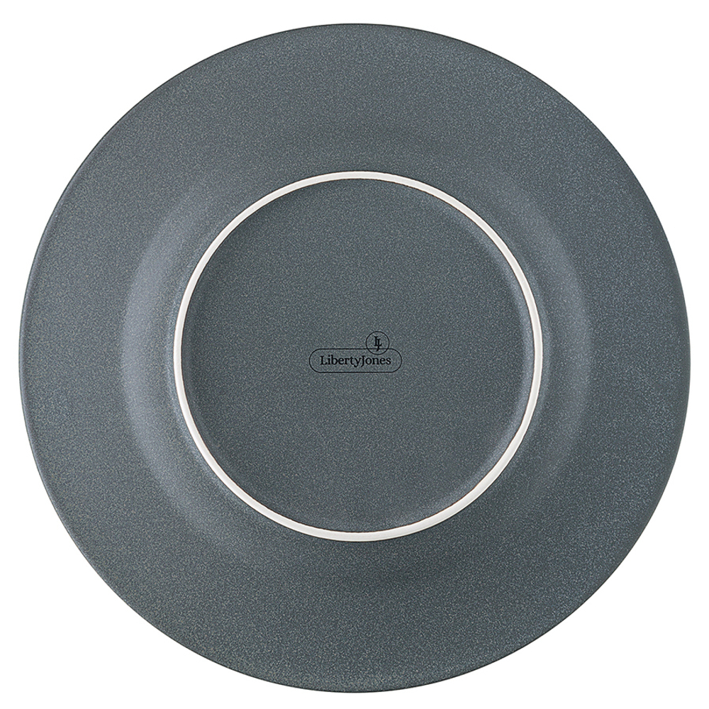 Набор тарелок soft ripples, D21 см, серые, 2 шт.