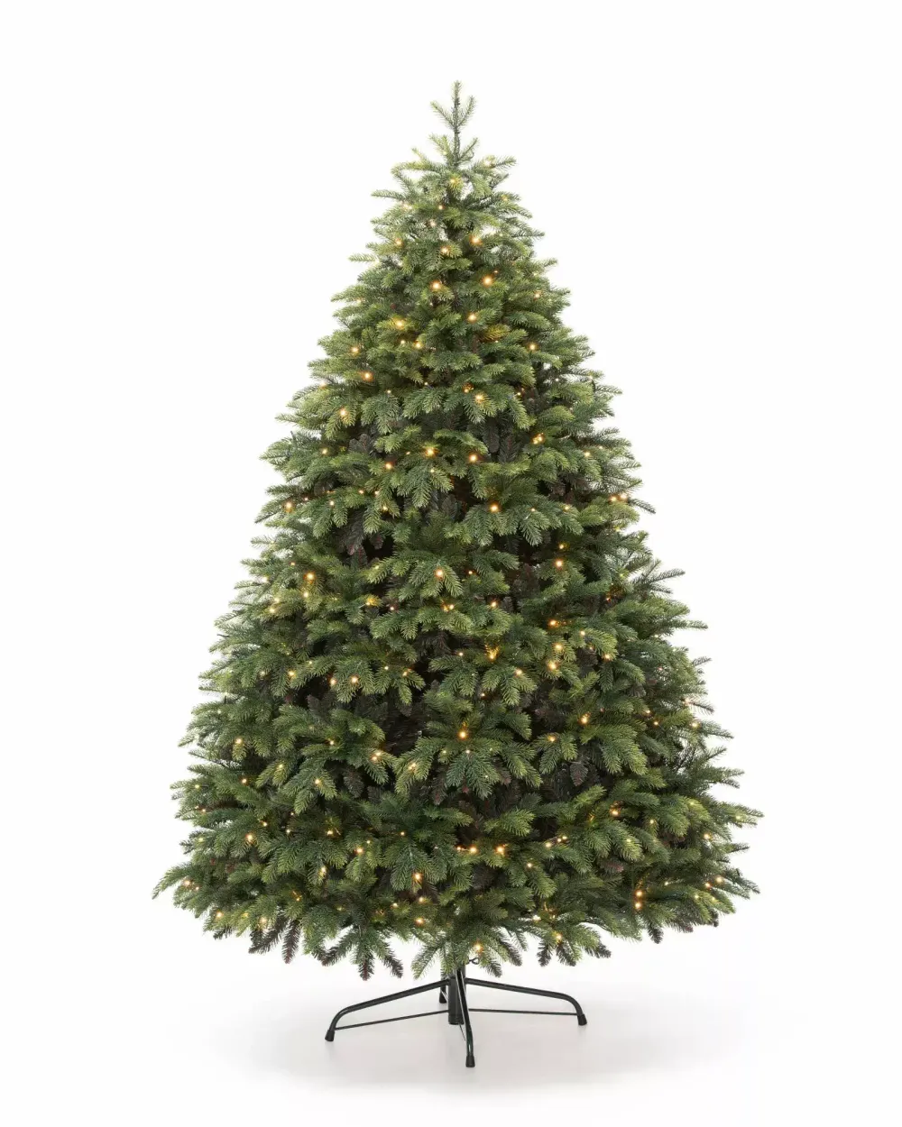 Елка с гирляндой «Богемская» (Литая+пвх) 3,65 м