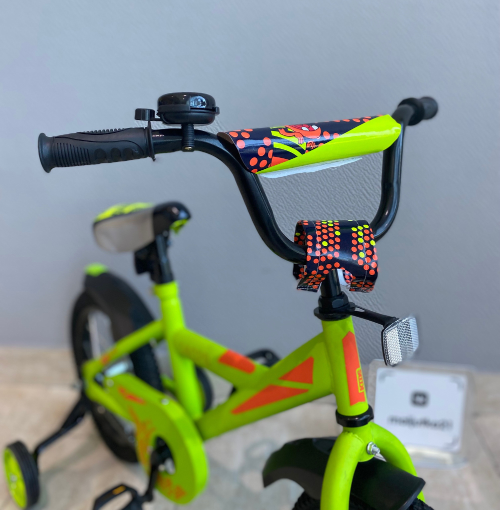 Велосипед детский 2-х колесный BLACK AQUA 1402 (до 50 кг, на рост 95-105 см) арт. DD-1402B Зеленый