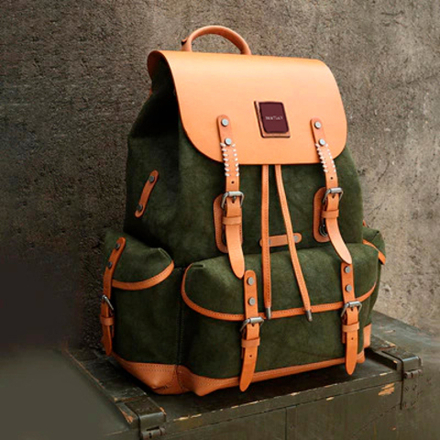 Рюкзак дорожный Bertley Tourister из натуральной кожи