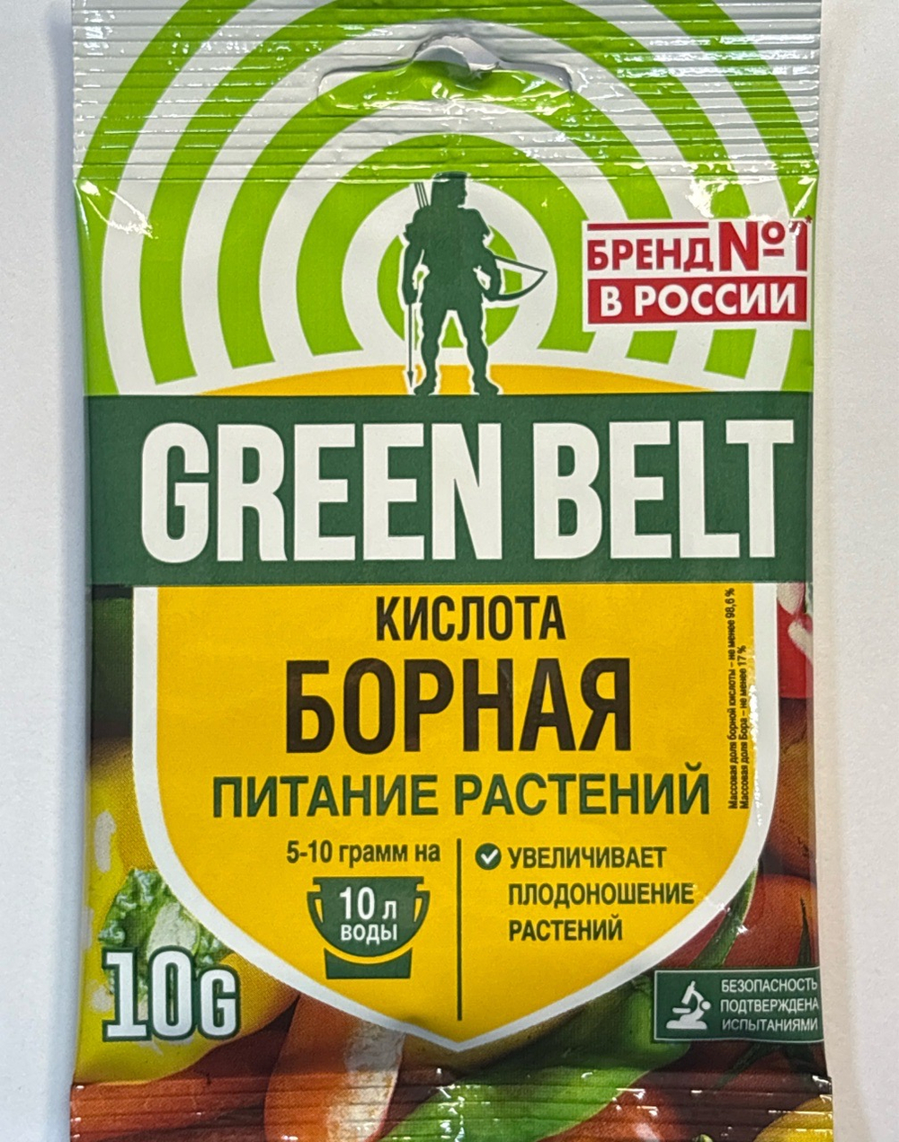 Борная кислота 10 г   ПЗУ-16