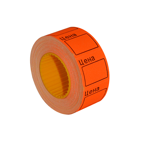 Этикет-лента 29х28 цена оранж МЕТО/500 эт/160