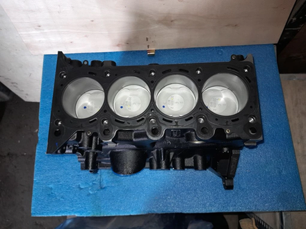 Блок цилиндров Chevrolet Aveo T250 1.2, B12D1 1.2 B12D1 в сборе с коленвалом и поршнями 25185180