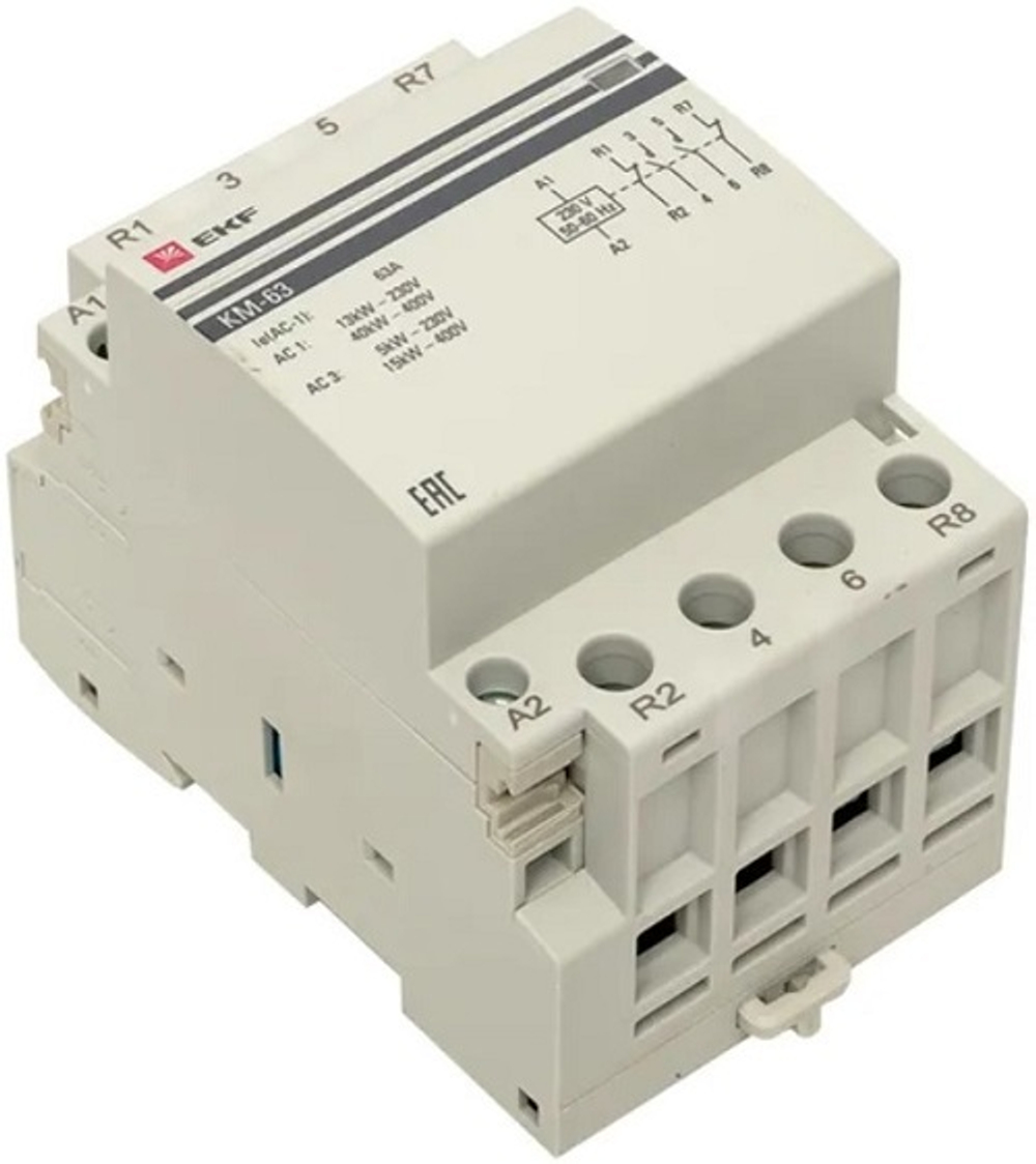 Контактор  EKF km-3-63-22