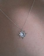 Подвеска Polar c голубым топазом