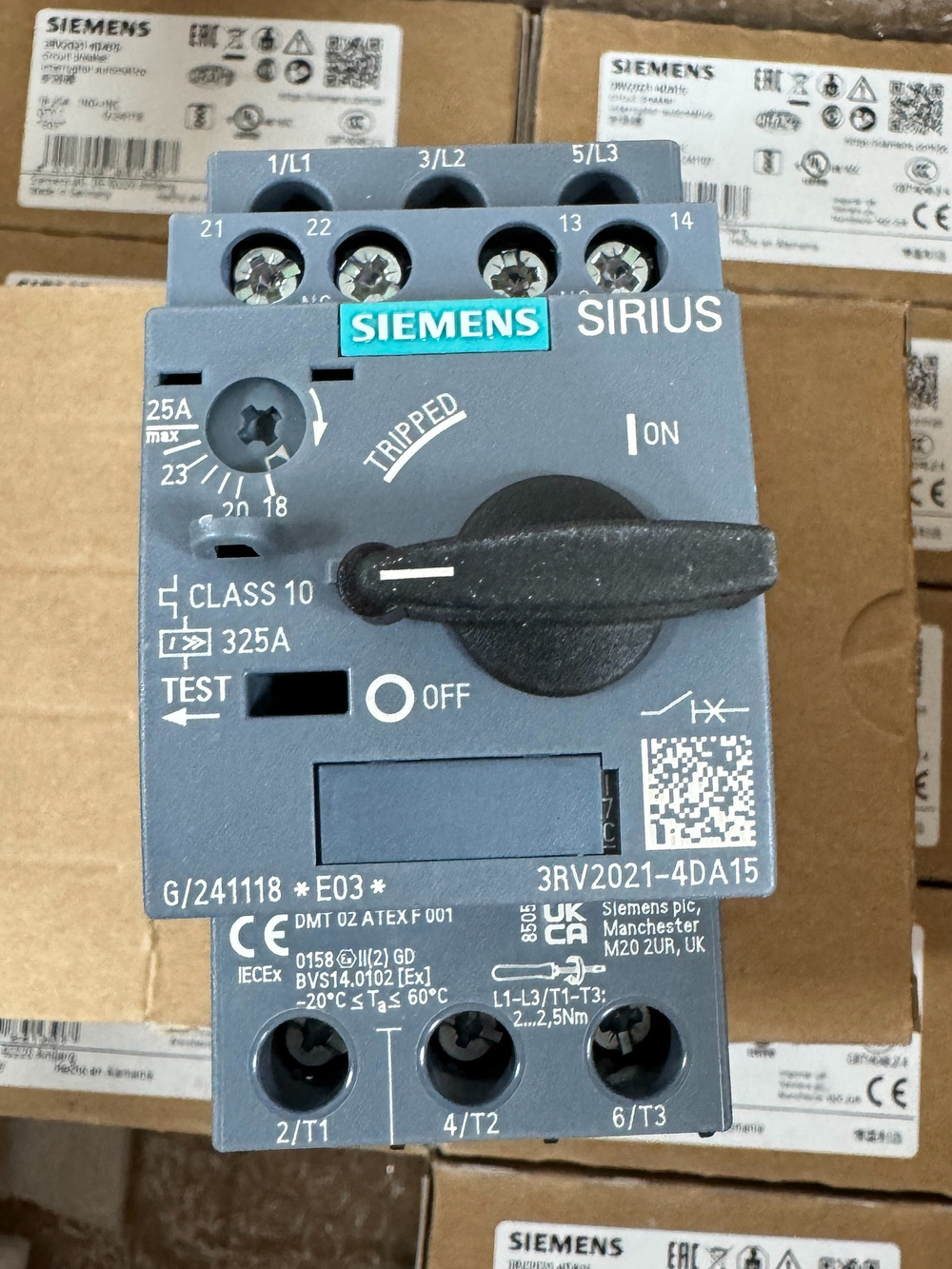 Автоматический выключатель 3RV2021-4DA15 Siemens