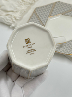 Кофейная пара с геометричным узором Givenchy by Yamaka