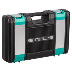 Набор инструментов 1/2", 1/4", CrV, 12 гранные головки, пластиковый кейс, 109 предмета Stels