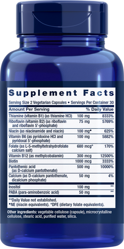 BioActive Complete B-Complex 60 капсул Life Extension