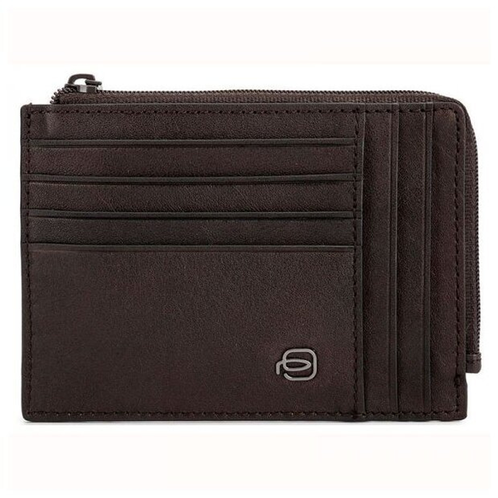 Чехол для кредитных карт Piquadro Black Square PU1243B3R/N черный натуральная кожа