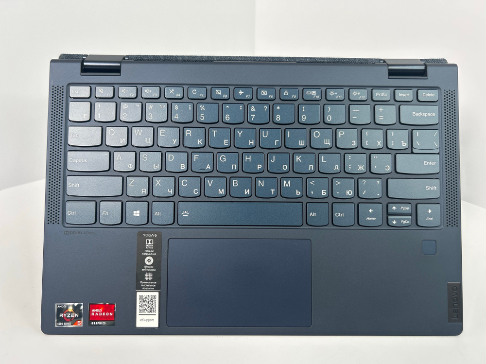 Ноутбук Lenovo Yoga 6 13ARE05 (82FN004RRU) 13.3"/AMD Ryzen 5 4500U/RAM 16GB/SSD 512GB/AMD Radeon Graphics/1920*1080/IPS/Windows 11/Подсветка кл-ры: LED/Синий. Состояние: B1