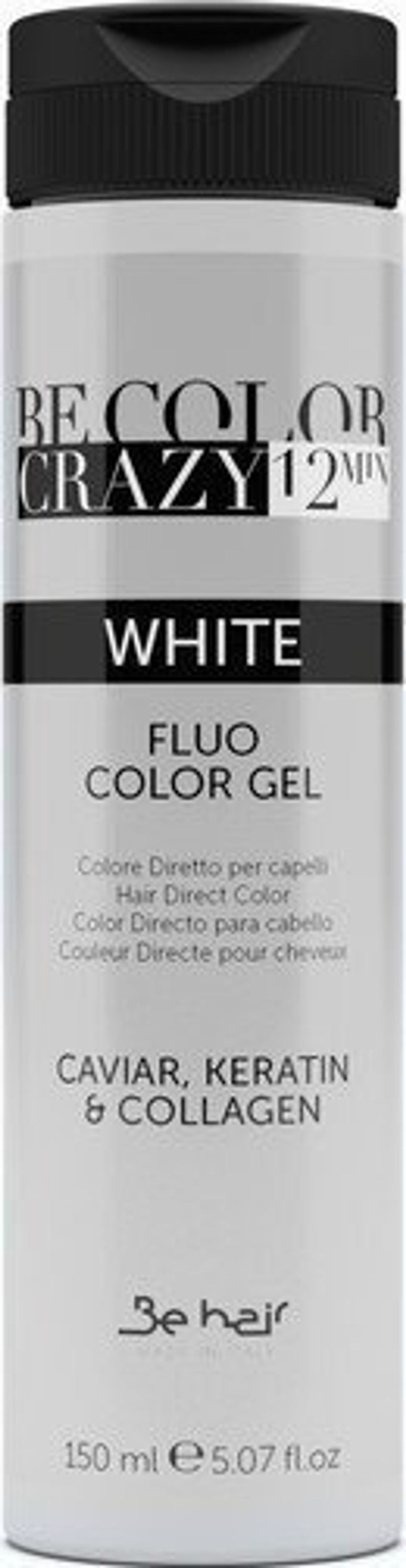Be Hair Люминесцентный гель-краситель для волос прямого действия без аммиака - Be Color Crazy 12 Minute, 150мл