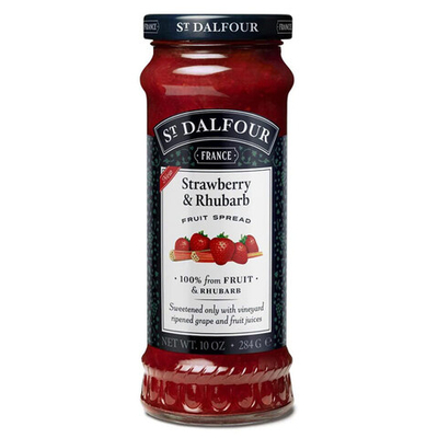 Джем клубничный с ревенем без сахара "St. Dalfour", 284 г