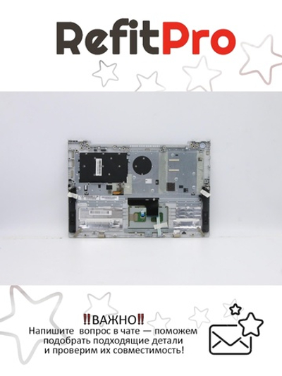 Верхняя панель с клавиатурой (топкейс) для ноутбука Lenovo X1 Carbon 3rd Gen раскладка - английская, с подсветкой, черная, с отпечатком пальца (00HN945), оригинал