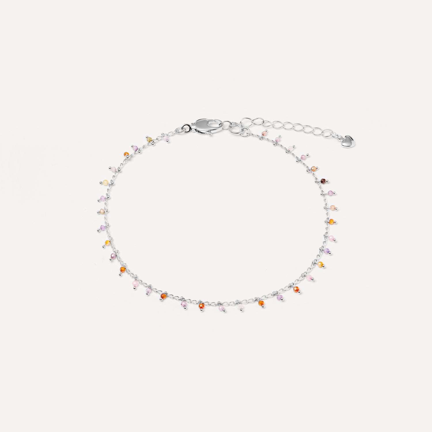 Анклет Multi Quartz Chain Anklet - Silver
