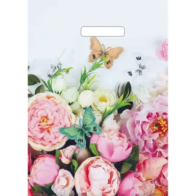 Пакет ПЭ с вырубной ручкой 29см(Экспозиция) Артпласт (х50) (комплект 50 шт)