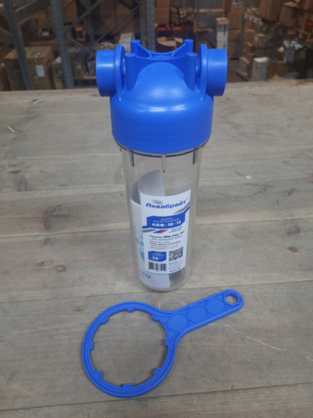 Аквабрайт 10" SL 1/2", Магистральный фильтр (АБФ-10-12) (уценка 117)