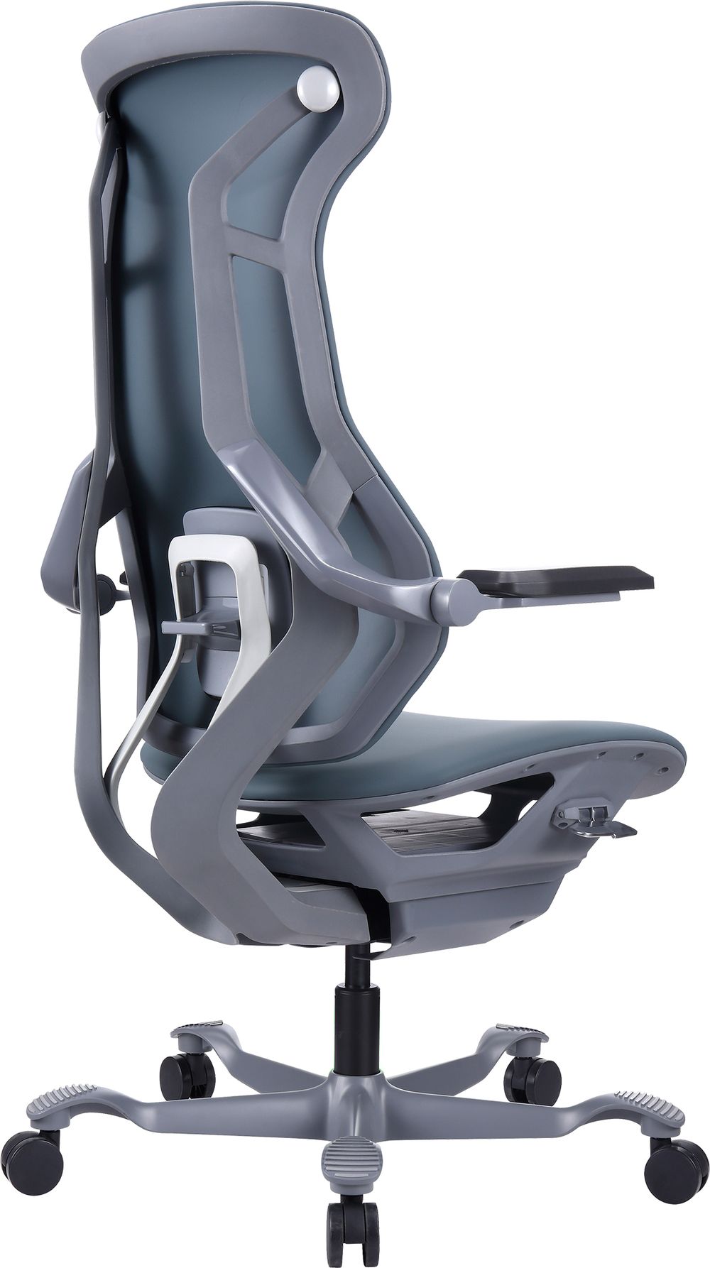 Эргономичное кресло Everprof Atom Grey Экокожа Серый