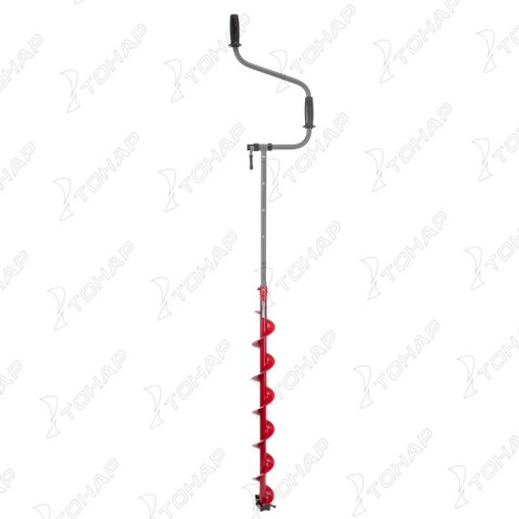 Ледобур BURAN 100R правое вращение, цельнотянутый шнек (LB-100R) Тонар