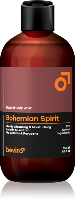 Beviro Natural Body Wash Bohemian Spirit - гель для душа для мужчин /   250  ml  / GTIN 8594191204184