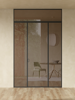 Распашная алюминиевая перегородка Minoli 16