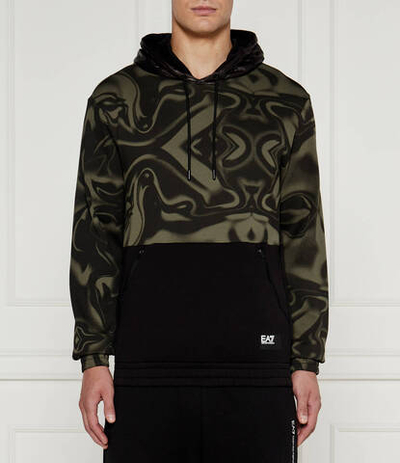 Худи EA7 - оливковый(6DPM09 PJOGZ)