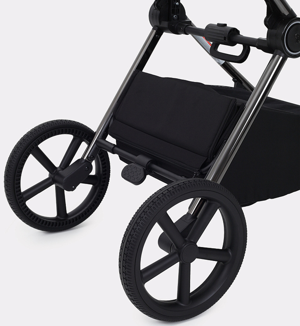 Детская коляска Rant Teo Black Chrome 3 в 1 Black
