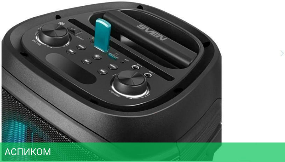Портативная колонка Sven PS-800 черный (SV-021511)