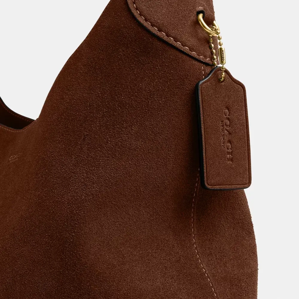 COACH СУМКА ЧЕРЕЗ ПЛЕЧО BROOKLYN 34, КОРИЧНЕВЫЙ