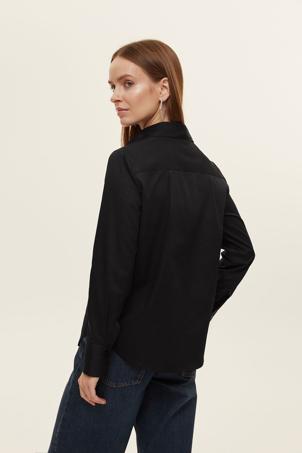 Рубашка Кельн черный ХЛОПОК