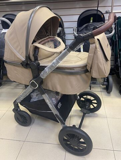 Детская коляска-трансформер Luxmom A4 2в1 (бежевый)