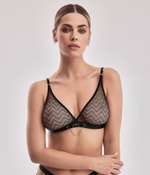 Бюстгальтер Sono из сетки с геометрическим рисунком