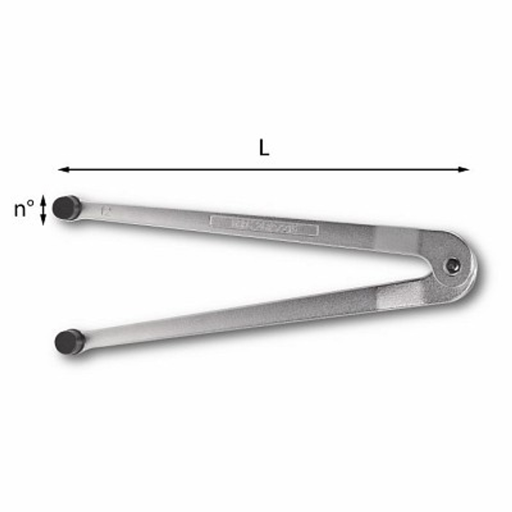 281 C 12 Ключ для кольцевых гаек с отверстиями , USAG (Италия)