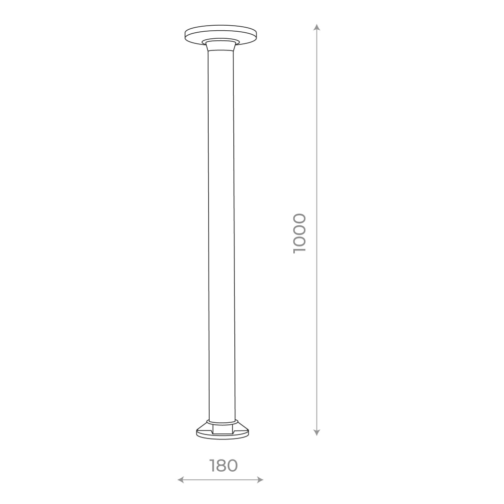 SL087.415.01 Светильник уличный наземный ST-Luce Черный кварцевый LED 1*12W 4000K CONTARIO