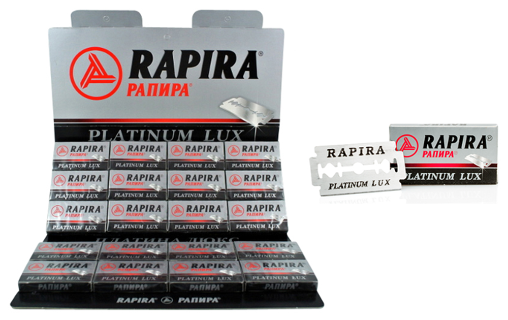 Лезвия Rapira платина Люкс