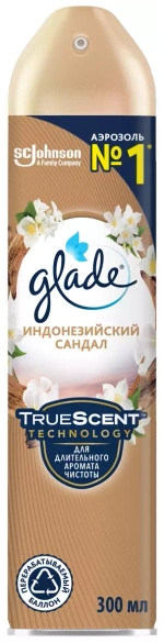 Glade освежитель воздуха Индонезийский сандал, 300 мл