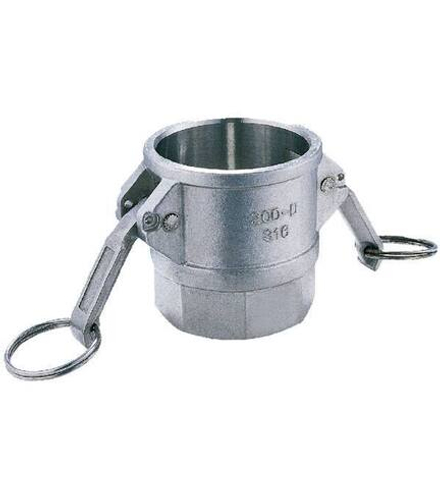 Кулачковое соединение тип D, розетка с внутренней резьбой BSP 1/2 (нерж.)