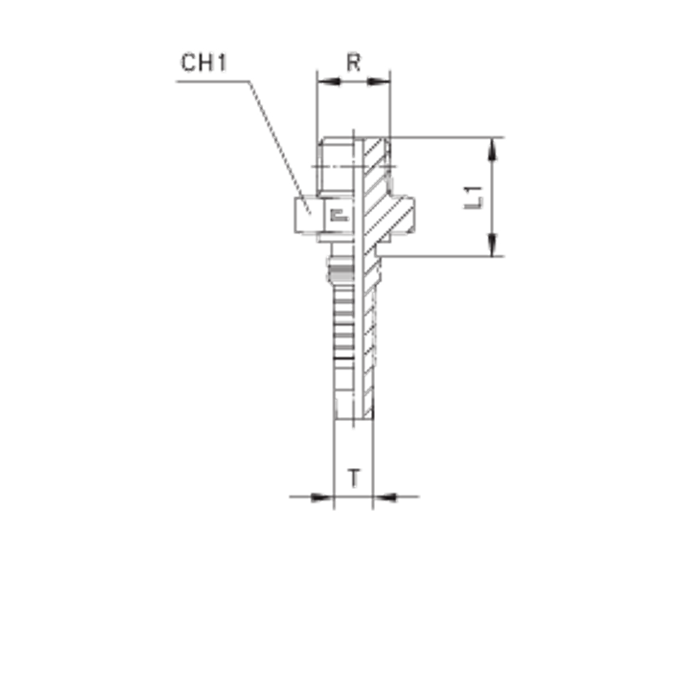 Фитинг DN 38 BSPT 1.1/2 Interlock