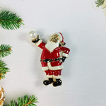 Брошь «Рождественское чудо - Дед мороз», 4,7*3,8см