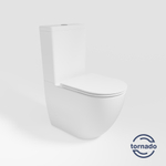 Унитаз-компакт Tornado Globo VT2-14T, белый, ультратонкое сиденье soft-close, P-trap