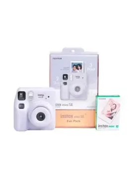 Fujifilm Instax MINI SE Fun Pack фиолетовый (плюс 10 кадров бумаги )